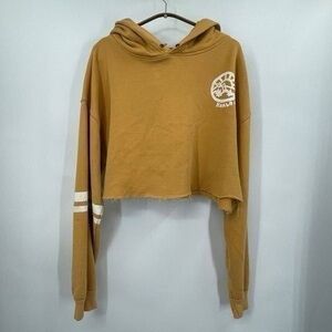 Free People Baldwin Graphic Cropped Hoodie